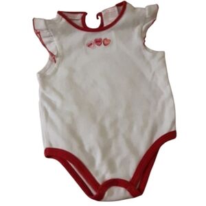 size 6-9M baby girls cute heart onesie